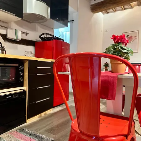 Natural Red Passion In Downtown Apartment