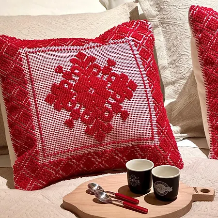 Natural Red Passion In Downtown Apartment