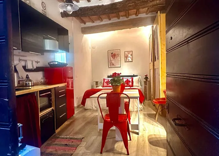 Natural Red Passion In Downtown